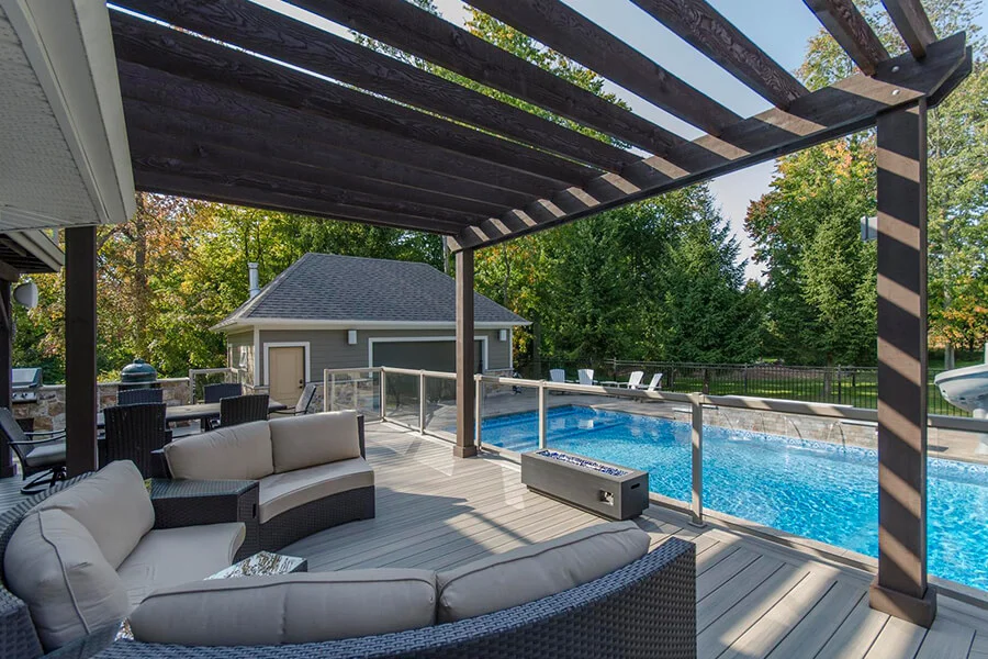custom deck seating